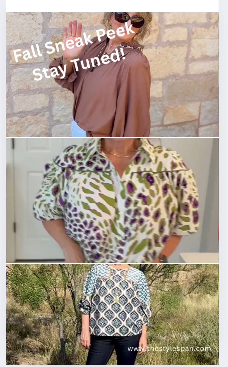 Preview of new arrivals online!