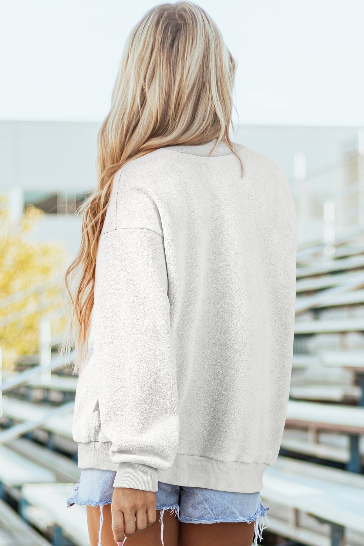 Oversize Reversible Sweatshirt