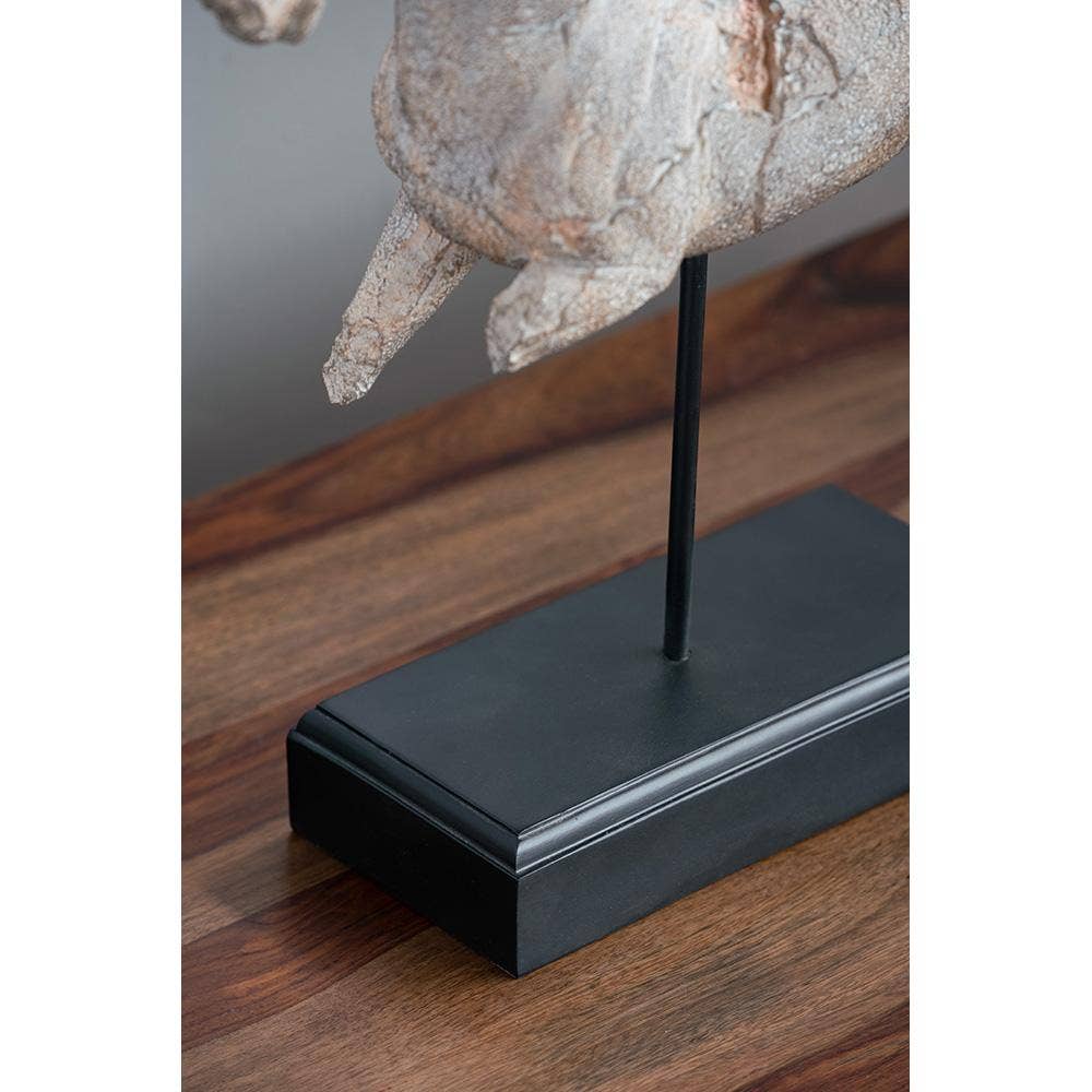 14x4.5x17" Horse Statue On Stand