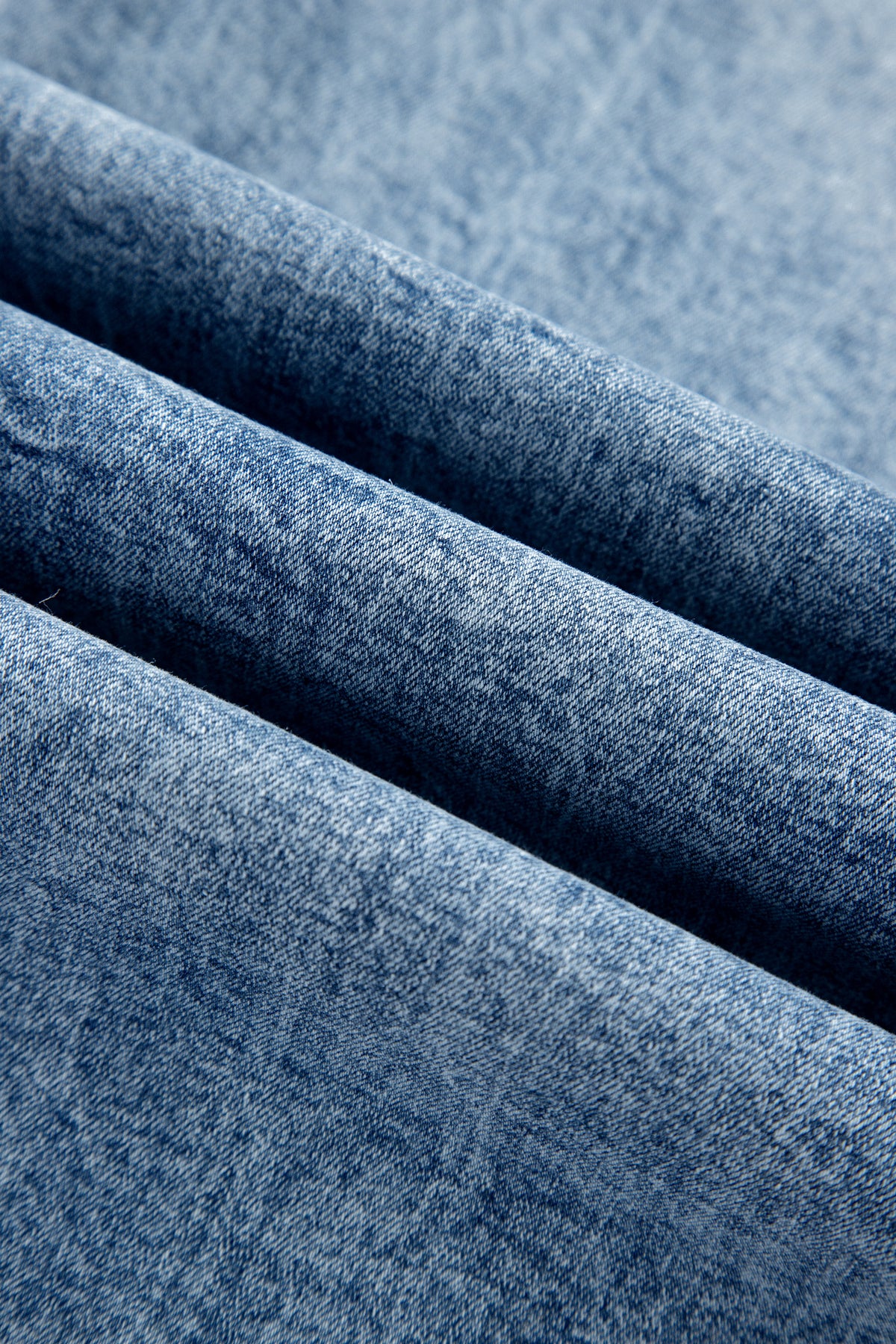 Beau Blue Acid Wash Flare Jeans