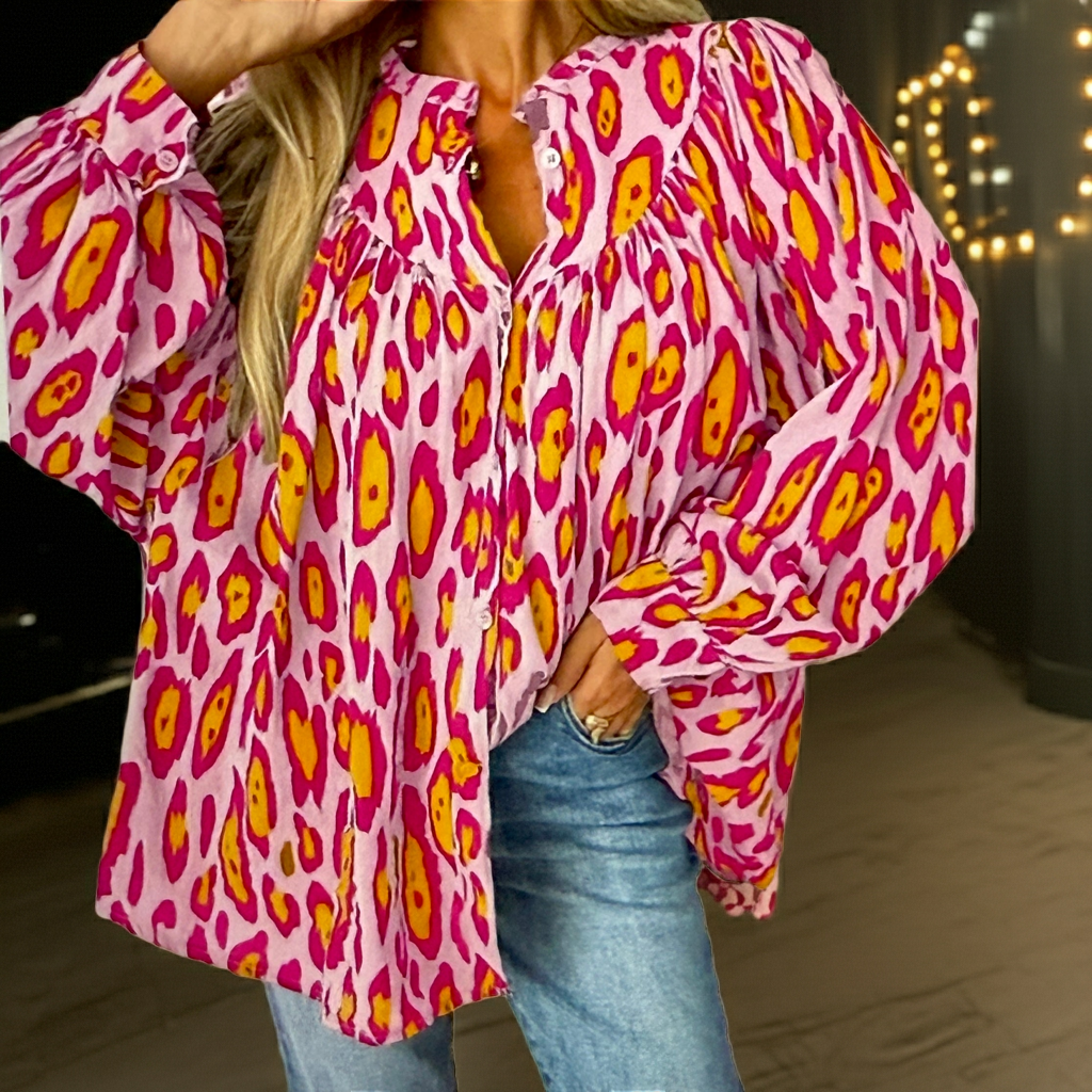 Pink Love Leopard Shirt