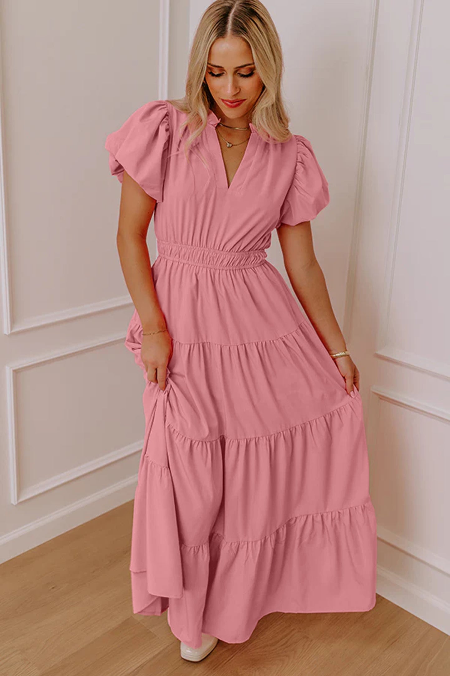 Gossamer Tiered Maxi Dress