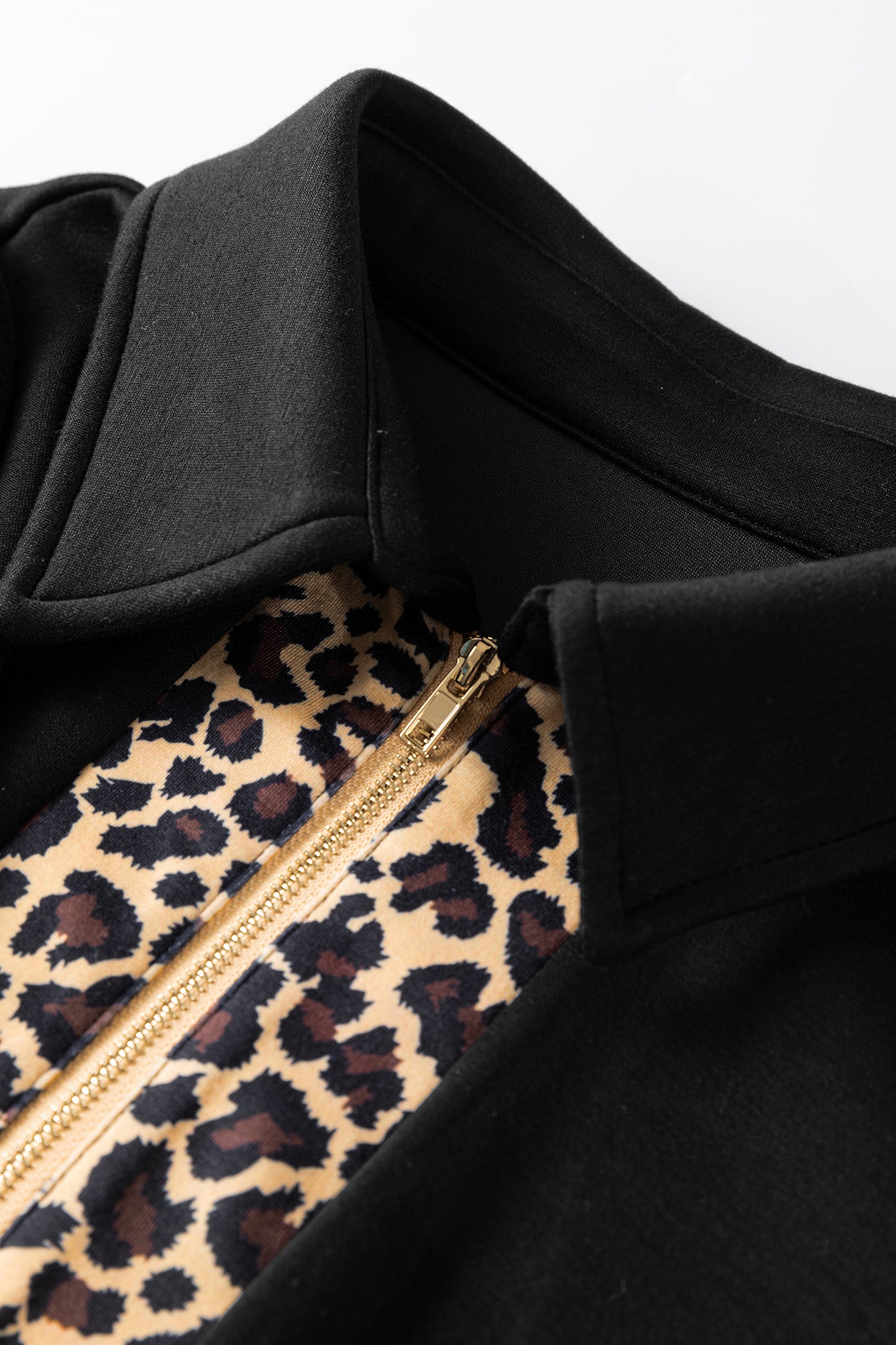 Black Leopard  Mini Dress
